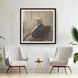 Artist5 - Art - Seated Man - WALL MOUNT FRAME