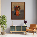 The Three Fates - Framed Canvas