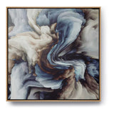 Blue And White - FLOATING FRAME