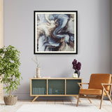 Blue And White - WALL MOUNT FRAME