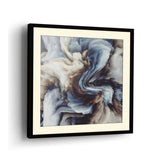 Blue And White - WALL MOUNT FRAME
