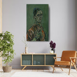 Portrait Of Oskar Kokoschka - Wall Canvas