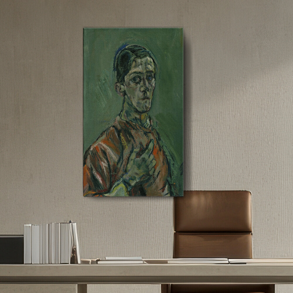 Artist5 - Art - Portrait Of Oskar Kokoschka - Wall Canvas