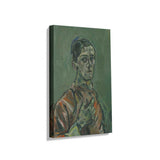 Portrait Of Oskar Kokoschka - Wall Canvas
