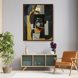 The Card Players - Framed Canvas