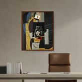 Artist5 - Art - The Card Players - Framed Canvas