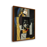 The Card Players - Framed Canvas