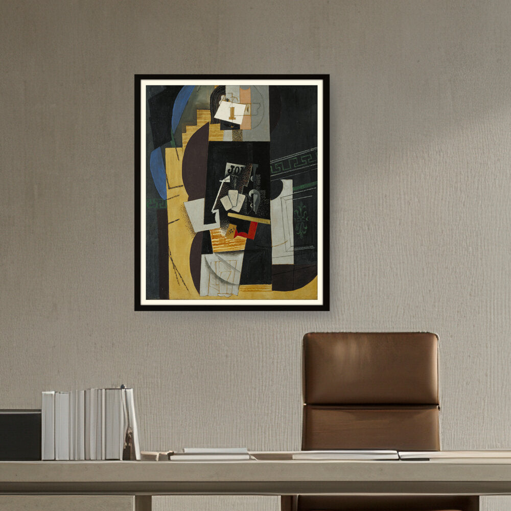Artist5 - Art - The Card Players - WALL MOUNT FRAME
