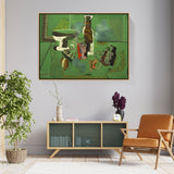 Green Still Life - FLOATING FRAME