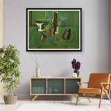 Green Still Life - WALL MOUNT FRAME