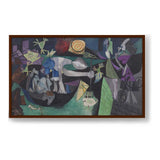 Night Fishing At Antibes - Framed Canvas