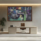 Artist5 - Art - Night Fishing At Antibes - Framed Canvas