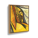 Head Of A Sleeping Woman - FLOATING FRAME