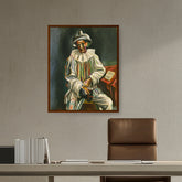 Artist5 - Art - Pierrot - Framed Canvas