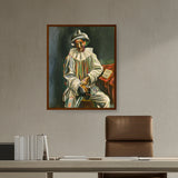 Artist5 - Art - Pierrot - Framed Canvas
