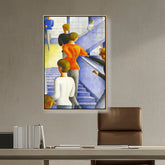Artist5 - Art - Bauhaus Stairway 1932 - FLOATING FRAME