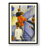 Bauhaus Stairway 1932 - WALL MOUNT FRAME