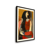 Seated Woman - WALL MOUNT FRAME