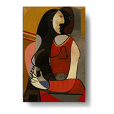 Seated Woman - Wall Canvas