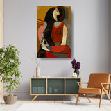 Seated Woman - Wall Canvas