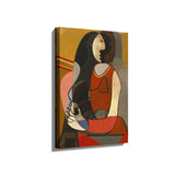 Seated Woman - Wall Canvas