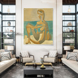Artist5 - Art - Seated Bather - Acrylic Wall Photo