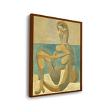 Seated Bather - Framed Canvas