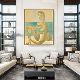 Artist5 - Art - Seated Bather - FLOATING FRAME