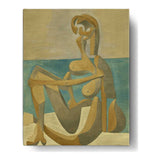 Seated Bather - Wall Canvas