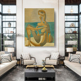 Artist5 - Art - Seated Bather - Wall Canvas