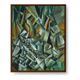 Still Life With Liqueur Bottle - Framed Canvas