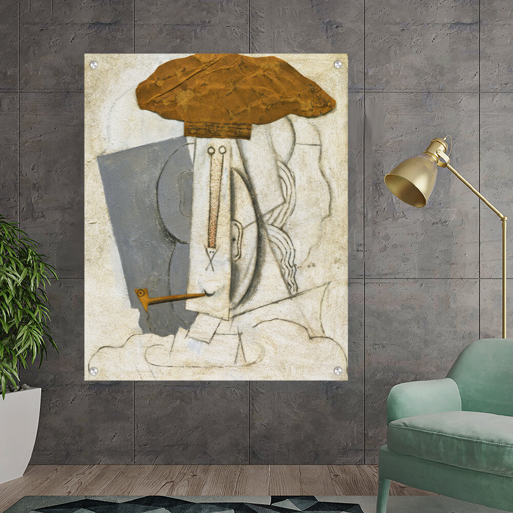 Artist5 - Art - Student With A Pipe - Acrylic Wall Photo