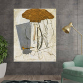 Artist5 - Art - Student With A Pipe - Acrylic Wall Photo