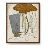 Student With A Pipe - Framed Canvas