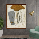 Artist5 - Art - Student With A Pipe - Framed Canvas