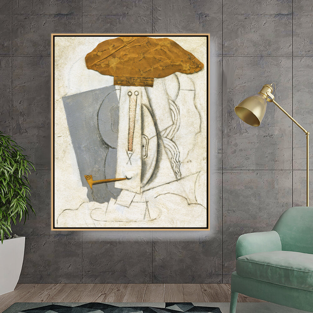 Artist5 - Art - Student With A Pipe - FLOATING FRAME