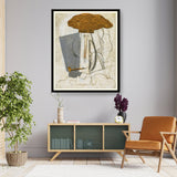 Student With A Pipe - WALL MOUNT FRAME