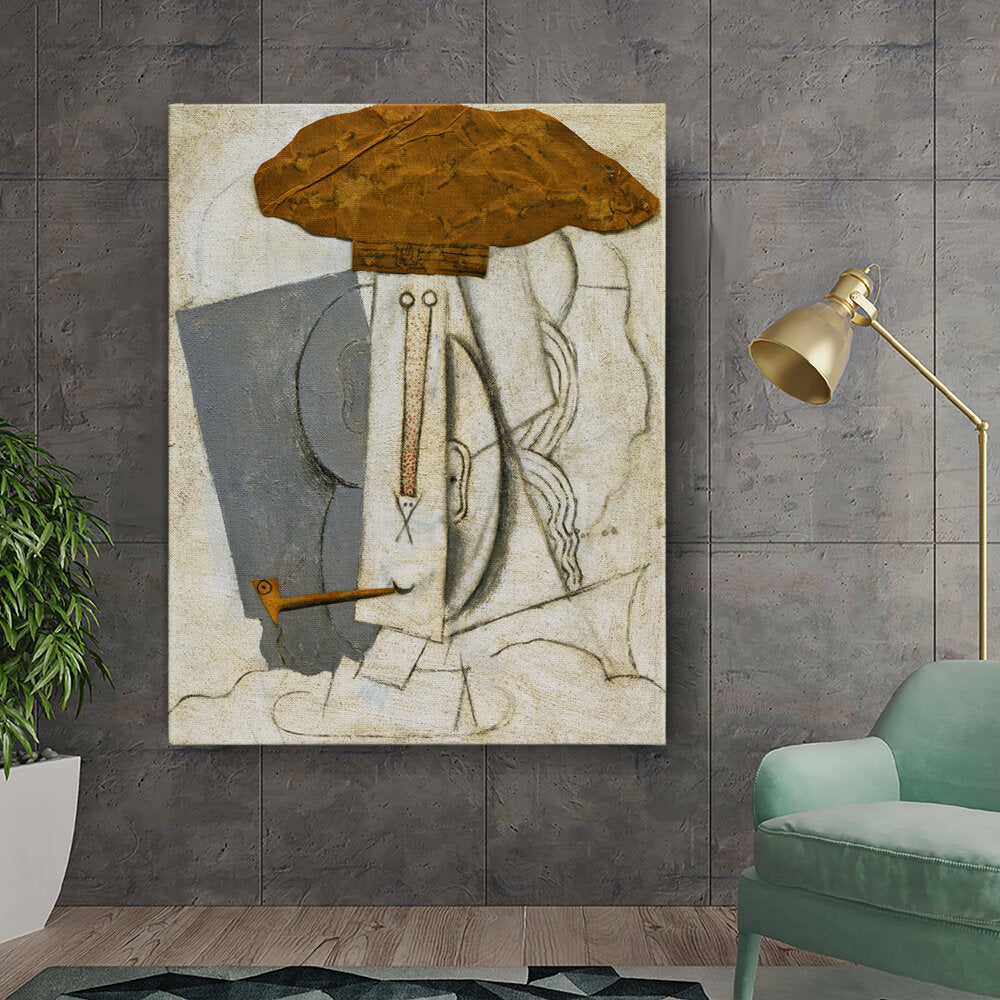 Artist5 - Art - Student With A Pipe - Wall Canvas