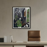Artist5 - Art - Woman By A Window - WALL MOUNT FRAME