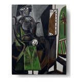 Woman By A Window - Wall Canvas
