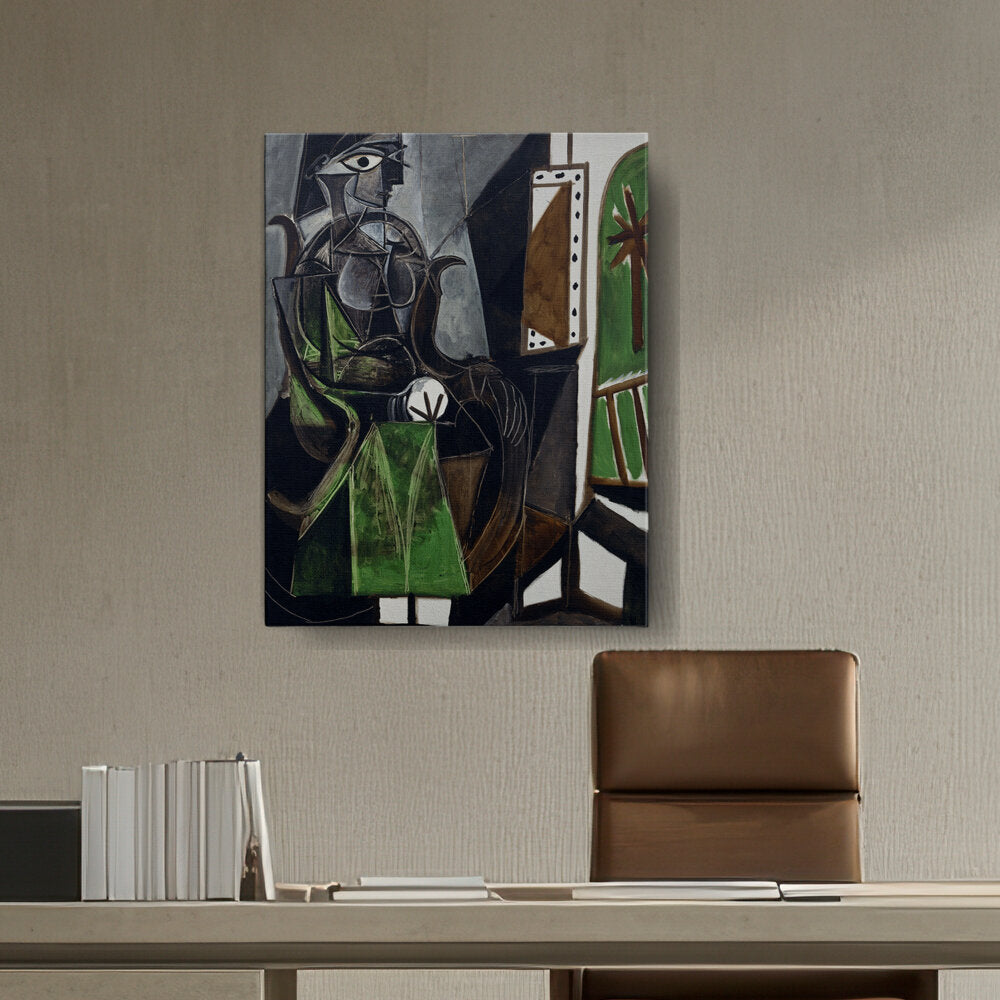 Artist5 - Art - Woman By A Window - Wall Canvas