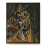 Woman With Pears - Framed Canvas