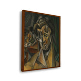 Woman With Pears - Framed Canvas