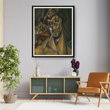 Woman With Pears - WALL MOUNT FRAME