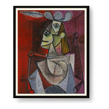 Woman In An Armchair - WALL MOUNT FRAME