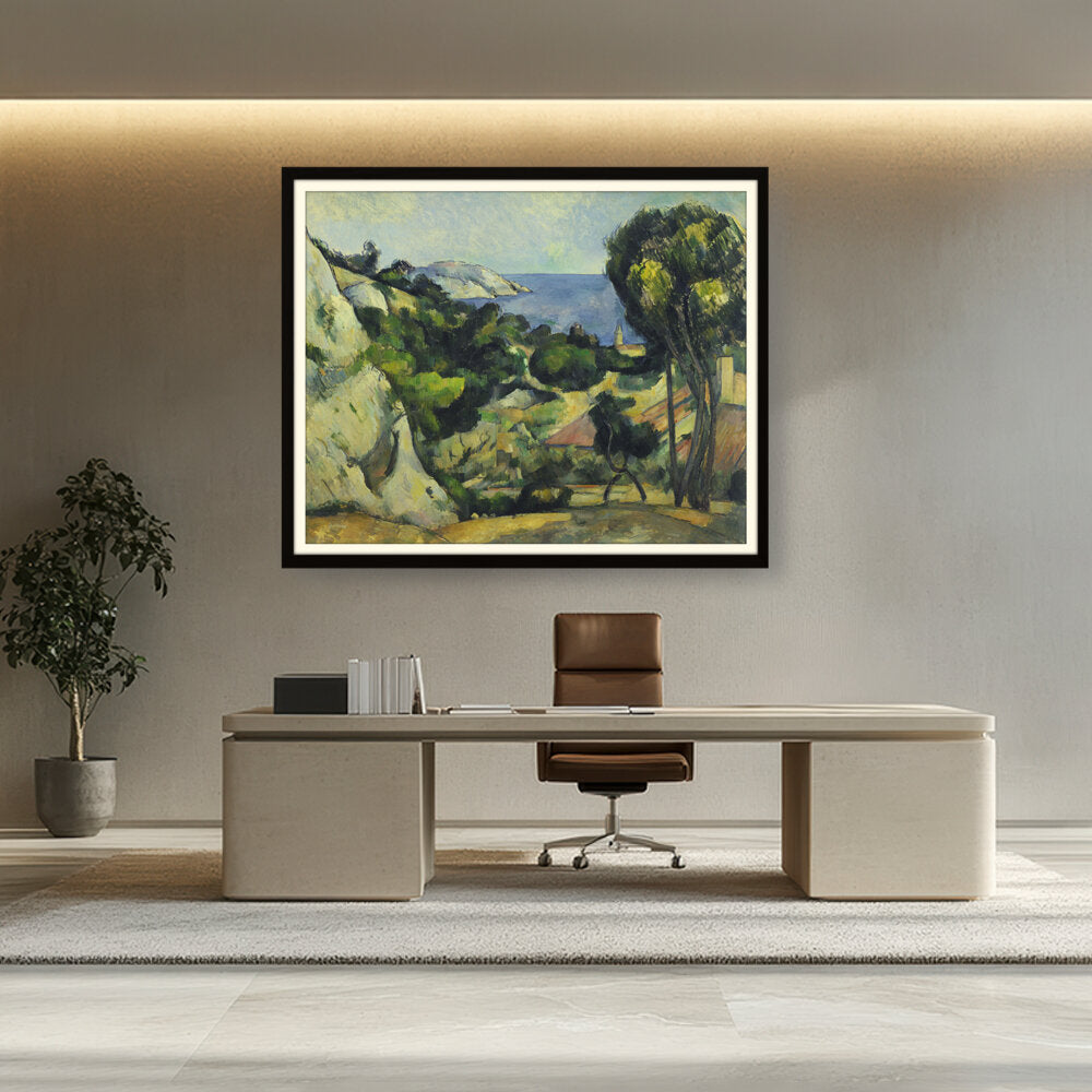 Artist5 - Art - L'Estaque - WALL MOUNT FRAME