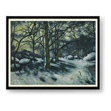 Melting Snow Fontainbleau - WALL MOUNT FRAME