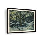 Melting Snow Fontainbleau - WALL MOUNT FRAME