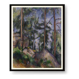 Pines And Rocks - WALL MOUNT FRAME