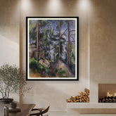 Artist5 - Art - Pines And Rocks - WALL MOUNT FRAME